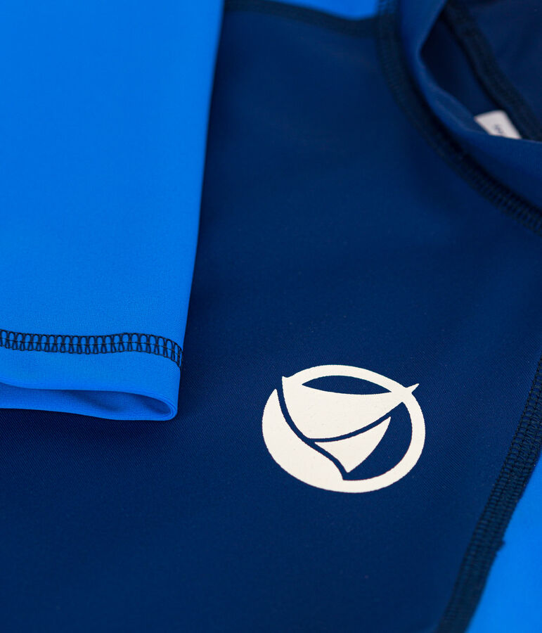 Anti-UV T-shirt voor kinderen blauw