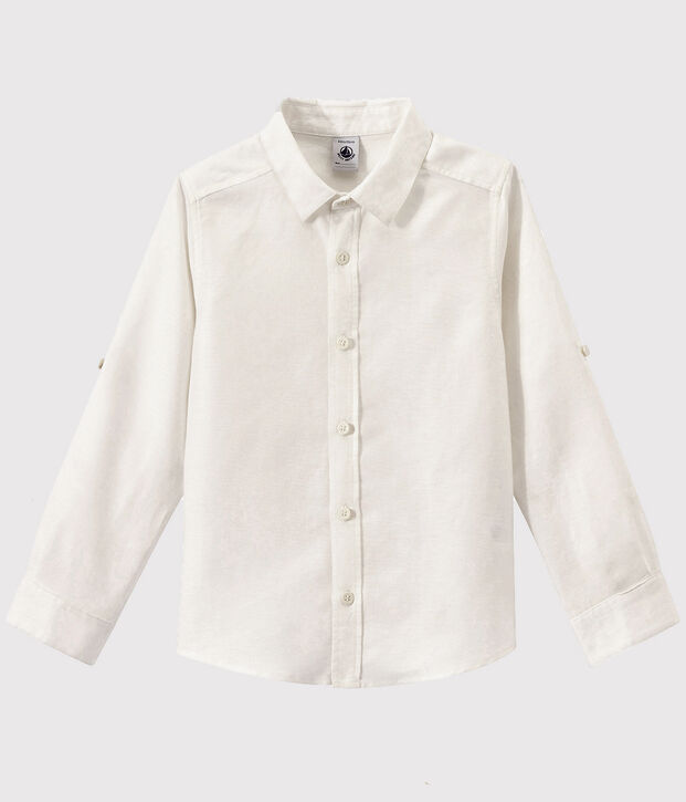 Chemise oxford enfant gar&ccedil;on blanc