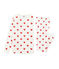 Pyjama petite fille - petit garçon en côte blanc MARSHMALLOW/rouge TERKUIT