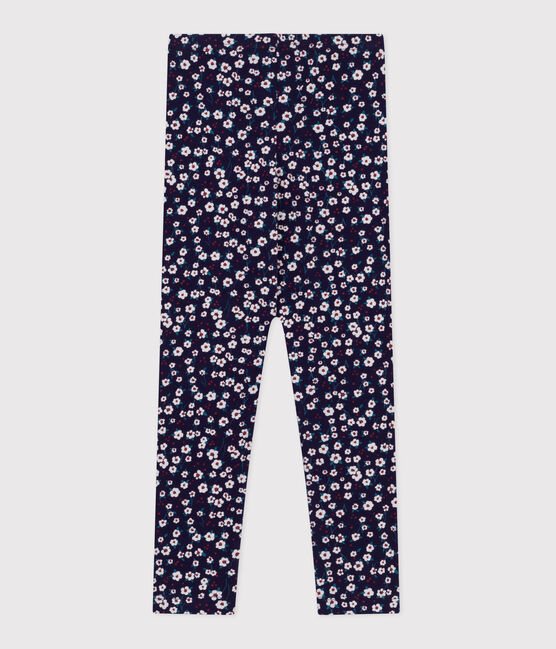 Legging van katoen met print voor kinderen blauw SOIR/ MULTICO