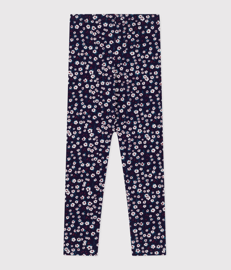 Legging van katoen met print voor kinderen blauw/multicouleur