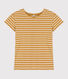 DE STRAIGHT-FIT IN KATOEN & LINNEN, T-shirt voor dames