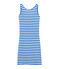 Robe de plage femme bleu PERSE/blanc MARSHMALLOW