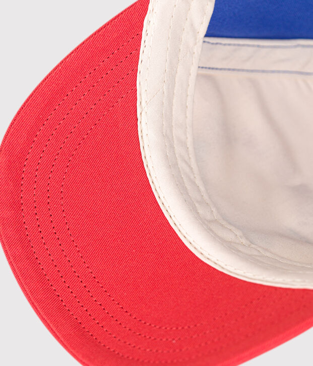 Casquette en coton team sport b&eacute;b&eacute; &eacute;cru/multicouleur