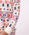 Kinderpyjama van fleece met kerstprint MILK/ MULTICO