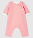 Combinaison longue bébé en tubique matelassé