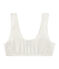 Brassière paddée fille blanc MARSHMALLOW