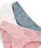 Trio de culottes fille variante 1