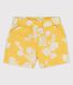 Short met Hawaiiprint van popeline voor baby's