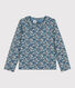 Fleurig T-shirt met lange mouwen uit katoen voor meisjes