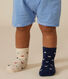 5 paires de chaussettes en coton cœurs bébé