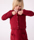 Effen katoenen cardigan voor kinderen
