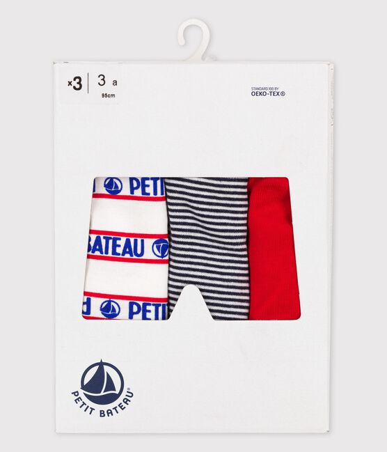 Set van 3 boxershorts voor jongens in katoen variante 1