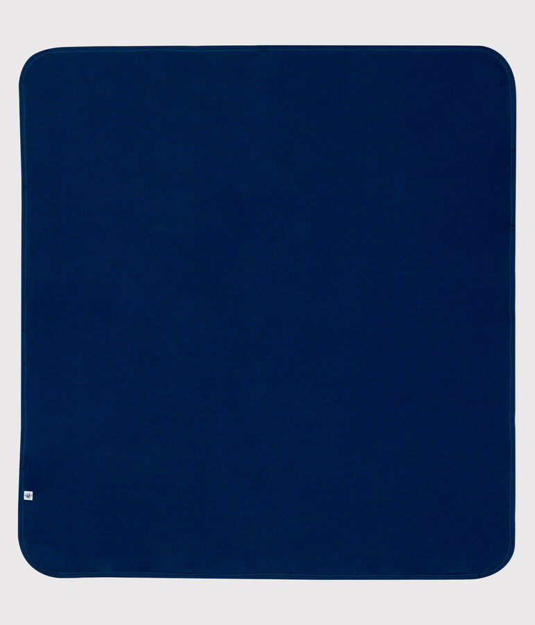 Couverture/nid d'ange anti-ondes en jersey bleu SMOKING/blanc ECUME