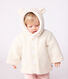 Manteau à capuche bébé ouatiné en sherpa