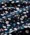 Robe manches longues bébé fille imprimée bleu SMOKING/blanc MULTICO CN