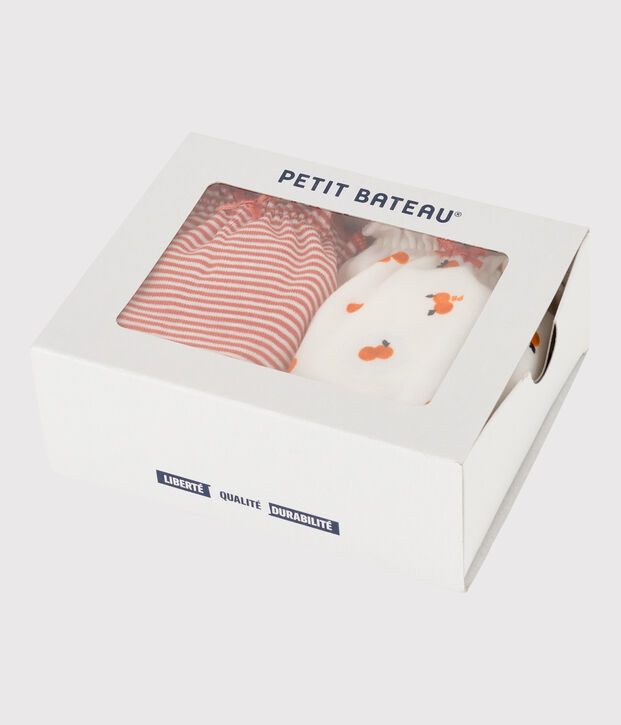 Lot 2 culottes froufrou en coton Femme multicouleur