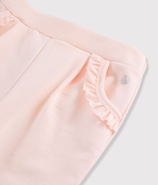 Joggingbroek kinderen meisje roze FLEUR