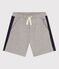 Katoenen short voor jongens grijs CHATON CHINE