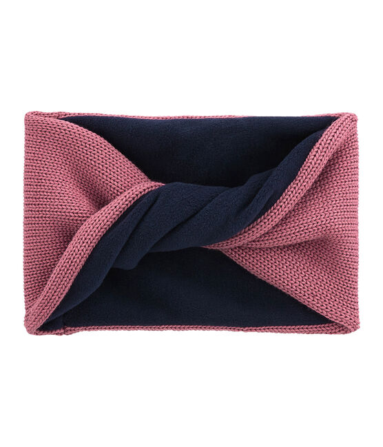 Gebreide kindersnood met voering roze CHEEK