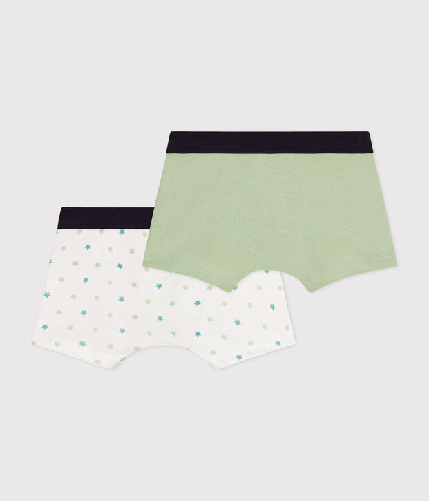 Lot de 2 boxers en coton multicouleur