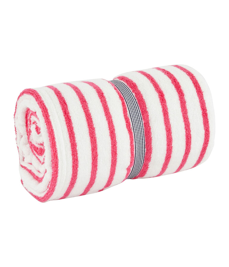 Serviette de plage enfant/adulte rose GEISHA