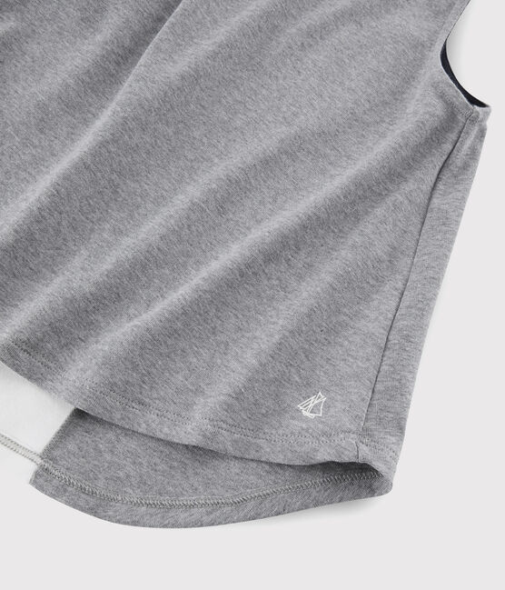 Débardeur de sport enfant fille gris SUBWAY CHINE