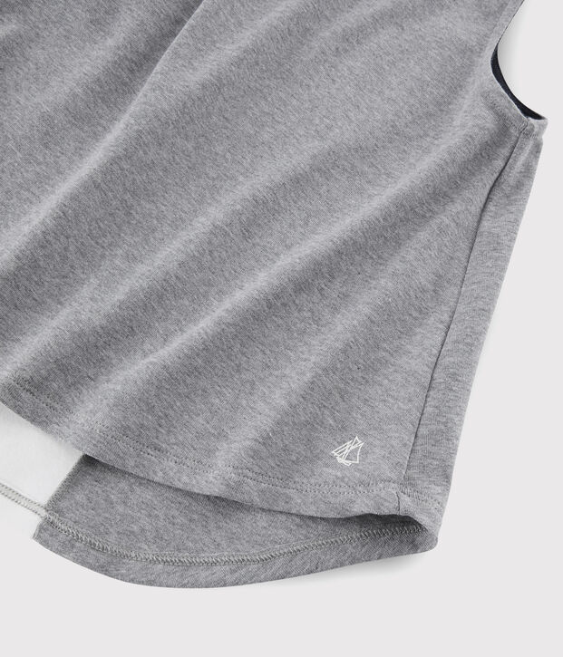D&eacute;bardeur de sport enfant fille gris