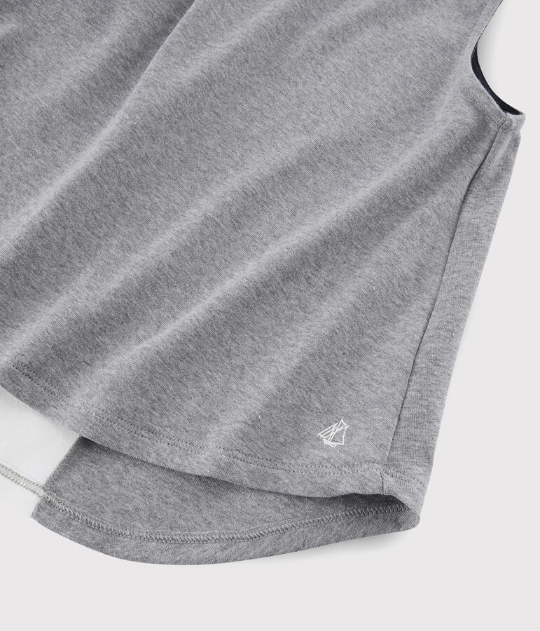 D&eacute;bardeur de sport enfant fille gris SUBWAY CHINE