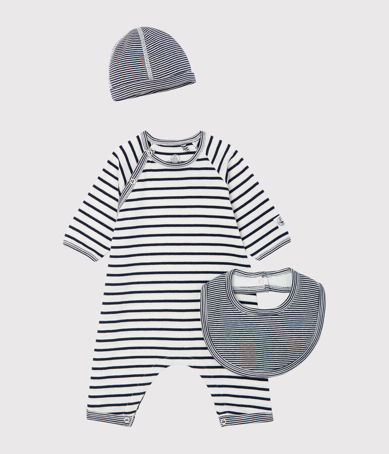 Coffret cadeau 3 pi&egrave;ces b&eacute;b&eacute; mixte variante 3