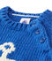 Pull jacquard bébé garçon bleu LIMOGES