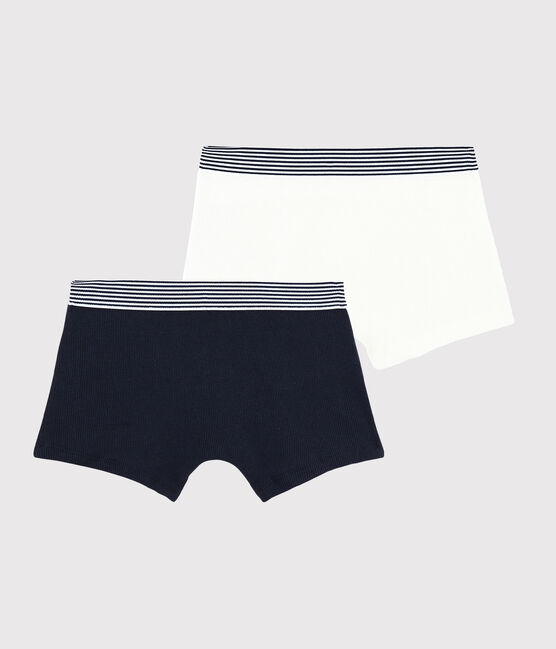 Lot de 2 boxers petit garçon en coton côtelé variante 1