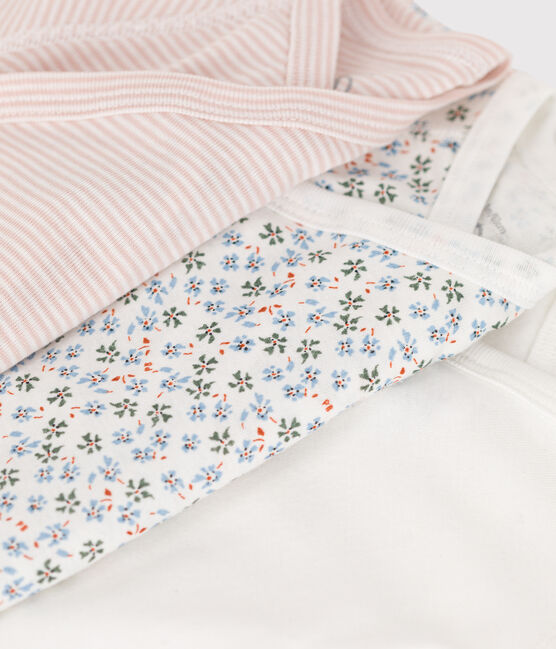 Set van 3 katoenen body's met lange mouwen voor baby's variante 1