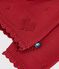 Katoenen babyvestje met hartjesmotief rood