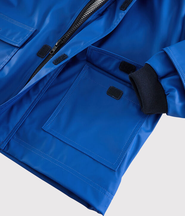 Oliejas meisje - jongen blauw