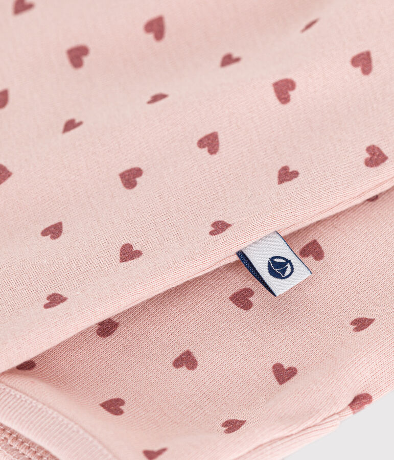 Katoenen babypyjama met print roze SALINE/ ROSEWOOD