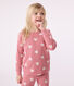 Katoenen pyjama met hartmotiefje voor kinderen