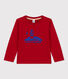 Tee-shirt manches longues en coton enfant garçon