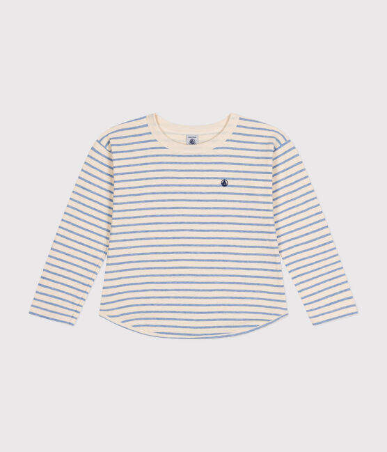 T-shirt met lange mouw van tubic voor jongens wit AVALANCHE/ SKY CHINE