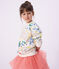 Katoenen sweatshirt met print voor kinderen wit/multicouleur