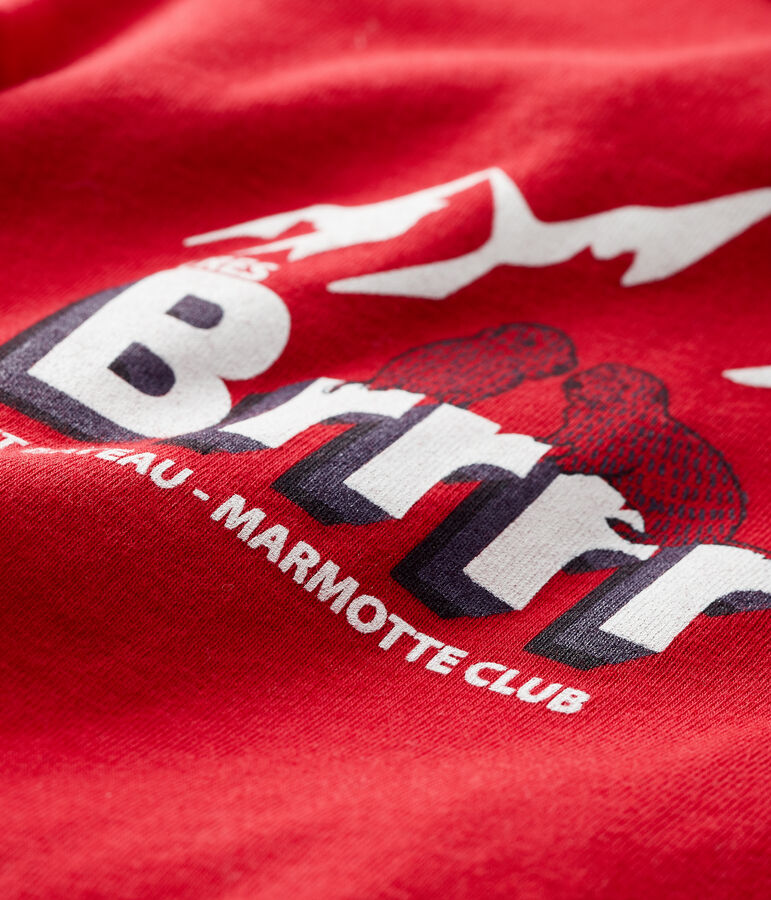 T-shirt baby jongen rood TERKUIT