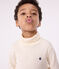 Sous-pull en coton enfant fille / garçon écru AVALANCHE