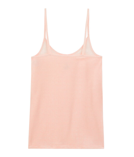 Chemise à bretelles femme blanc MARSHMALLOW/rose ROSAKO