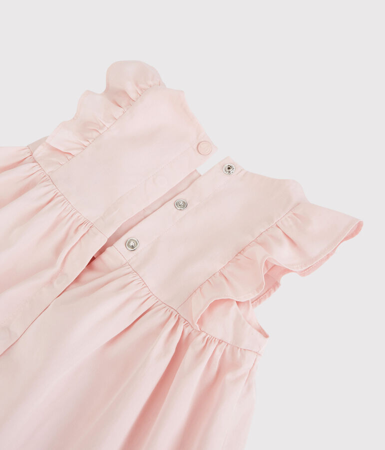 Robe en satin b&eacute;b&eacute;. rose MINOIS