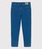 Broek in verantwoord denim voor jongens, regular fit blauw BLEU DELAVE