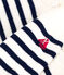 Tweedelig gebreid setje met marinestrepen blauw MARSHMALLOW/ SOIR
