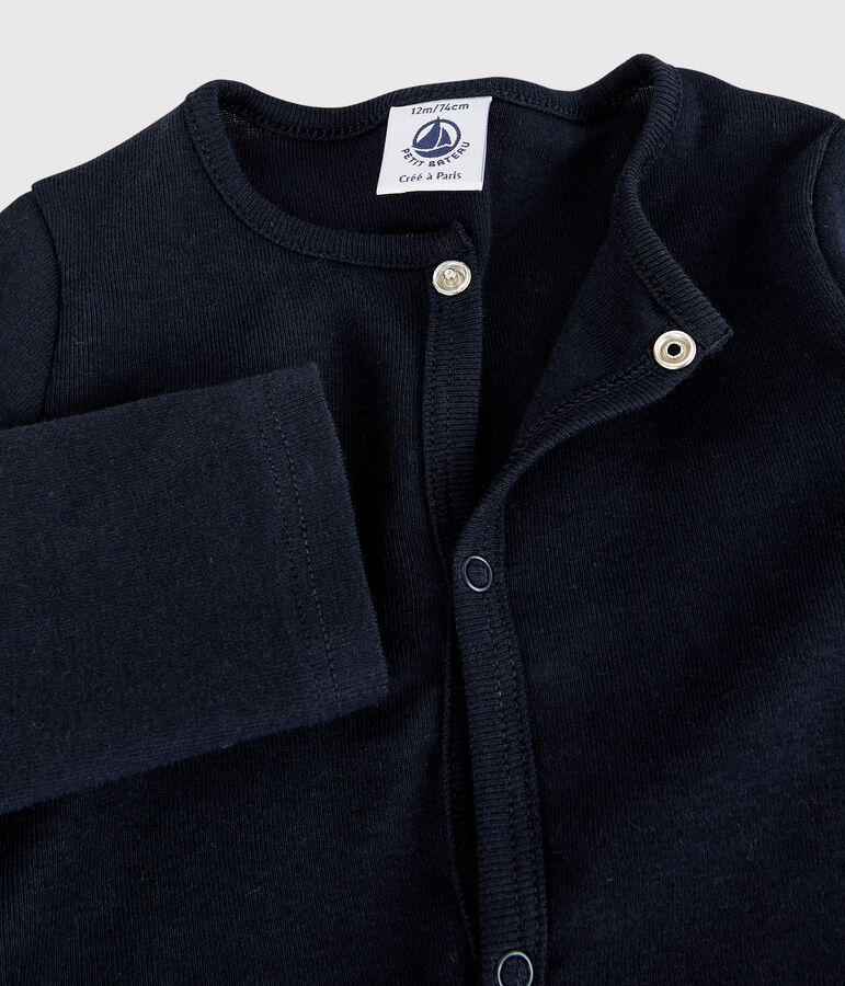 Cardigan en coton b&eacute;b&eacute; bleu