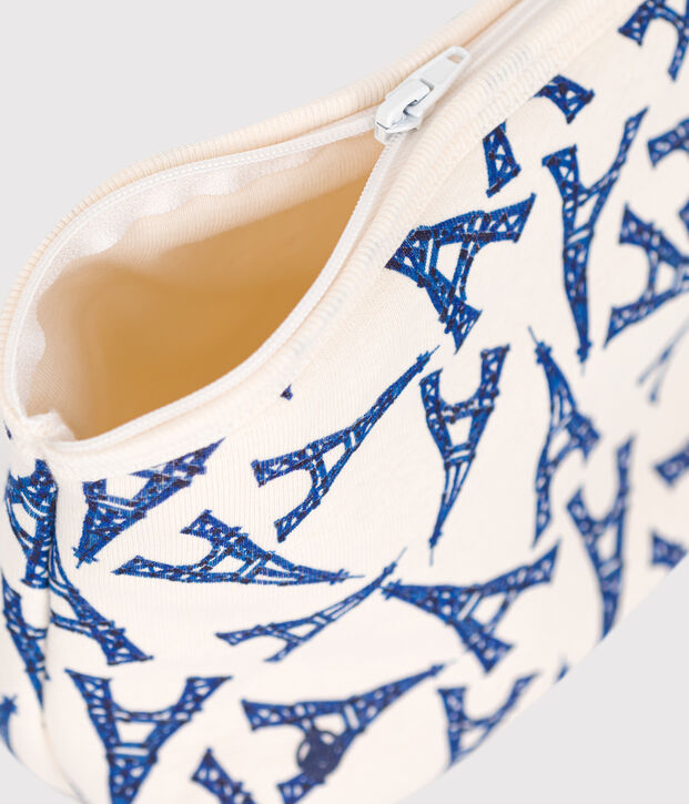 Enveloptasje Paris ecru/multicouleur