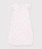 Fluwelen babytrappelzakje met bloemenprint TOG 3 roze/multicouleur