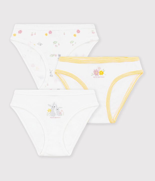 Lot de 3 culottes en coton multicouleur